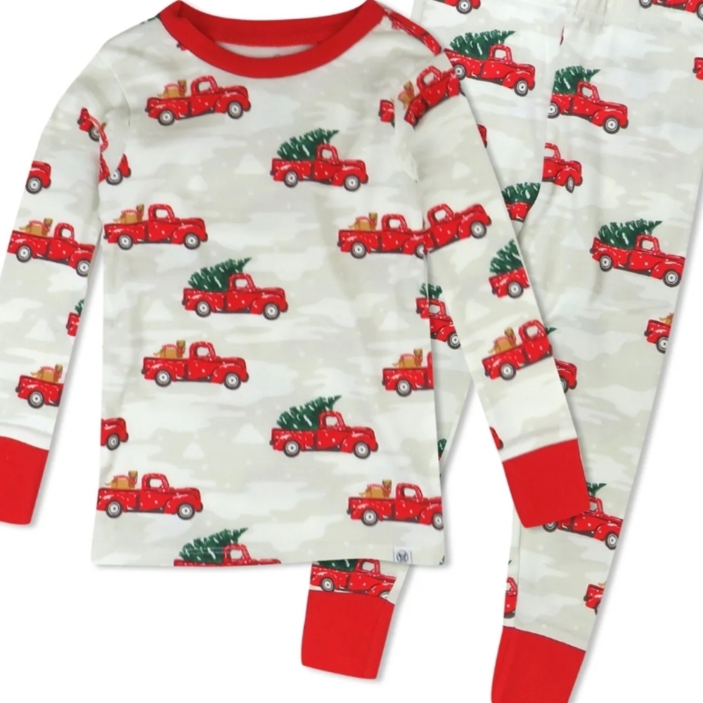 New In Package Honest Baby Organic‎ Christmas Pajamas 5T